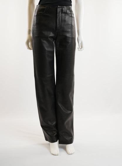 Alexander Wang Black Leather Pants