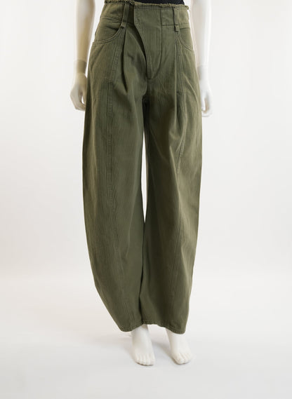Chloe Wide Leg Cotton Pants