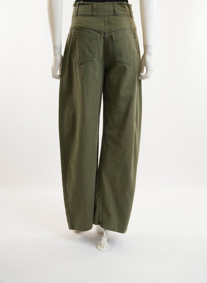 Chloe Wide Leg Cotton Pants