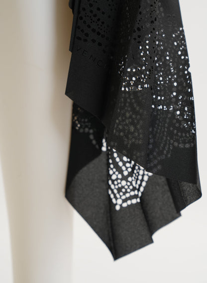 Givenchy Black Pleated Skirt