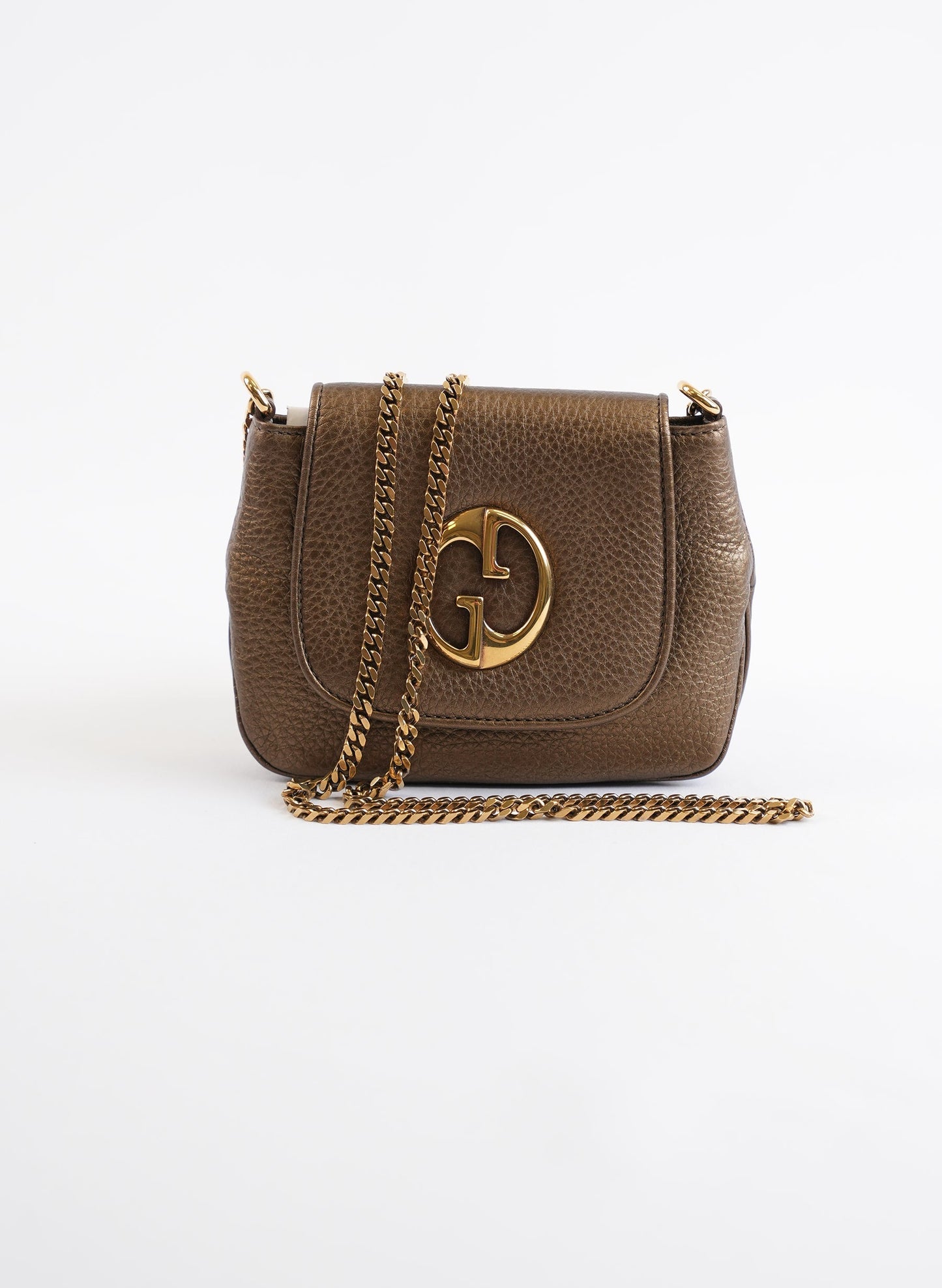 Gucci Metallic 1973 Small Crossbody Bag