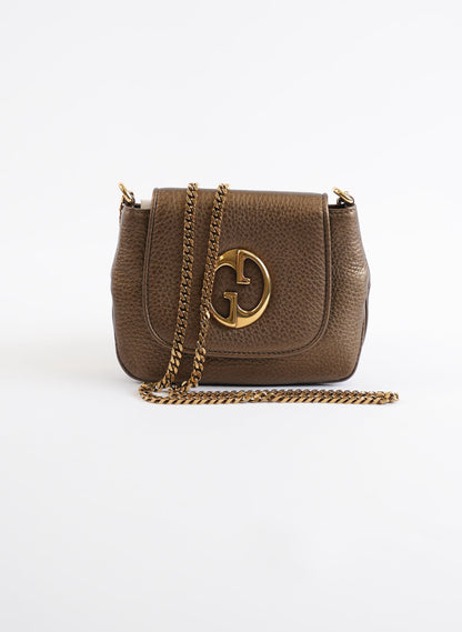 Gucci Metallic 1973 Small Crossbody Bag