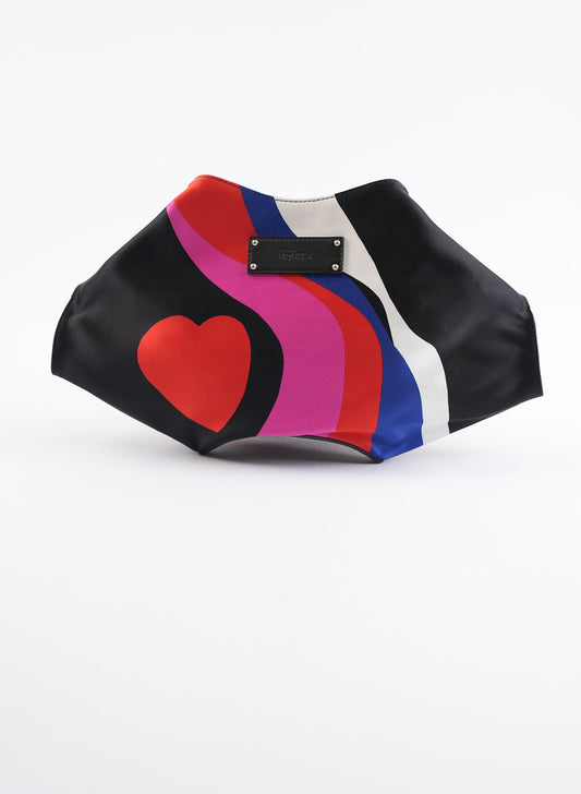Alexander McQueen Satin Manta Clutch