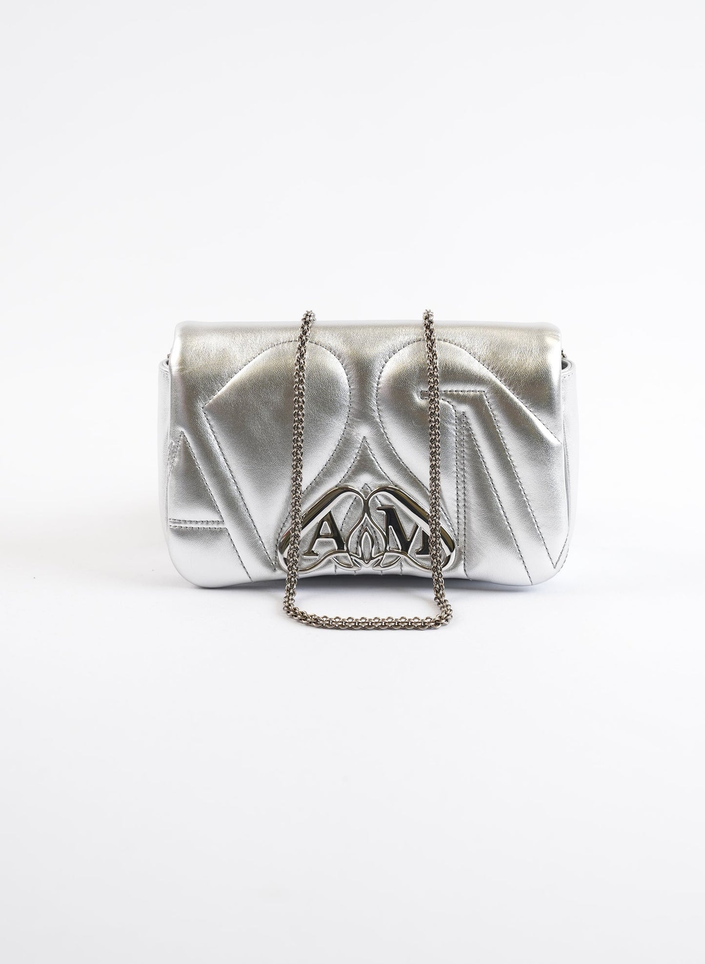 Alexander McQueen Logo Plaque Shoulder Bag