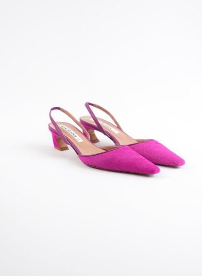 Acne Studio Pink Slingback Pumps