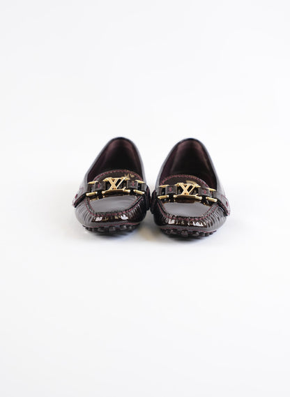 Louis Vuitton Armante Patent Leather Moccasins