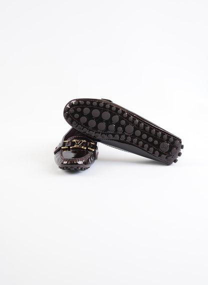 Louis Vuitton Armante Patent Leather Moccasins