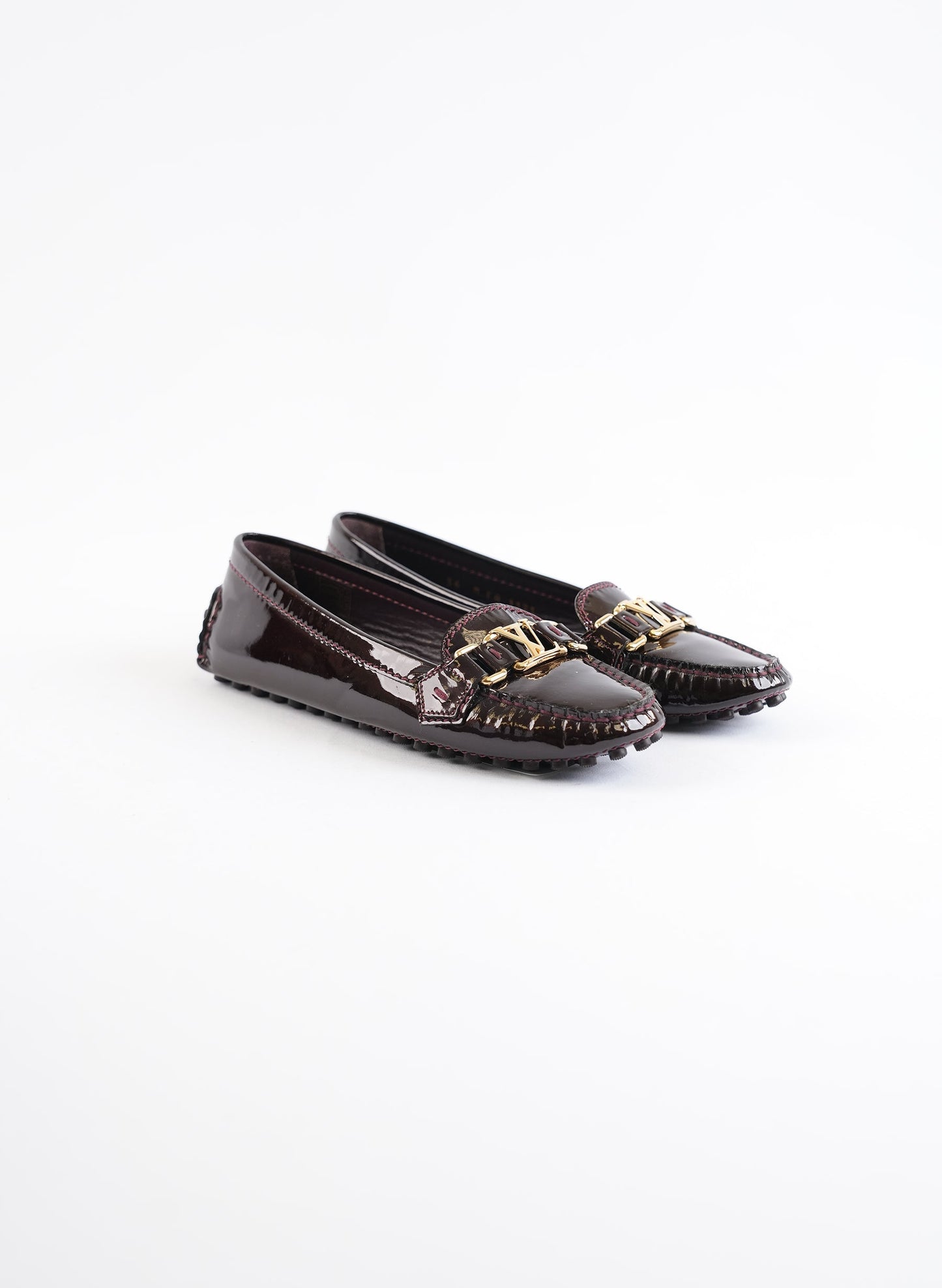 Louis Vuitton Armante Patent Leather Moccasins
