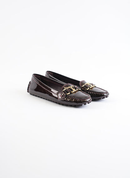 Louis Vuitton Armante Patent Leather Moccasins