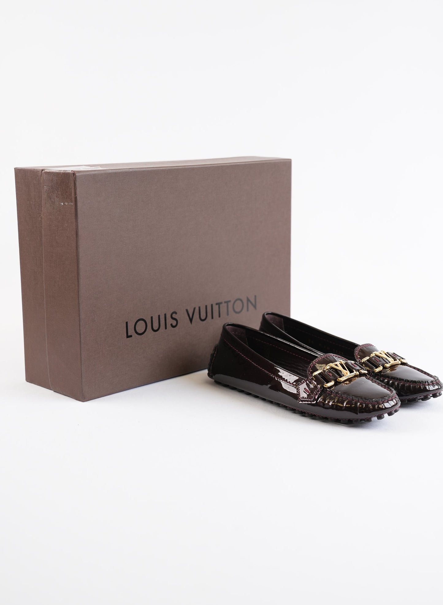 Louis Vuitton Armante Patent Leather Moccasins