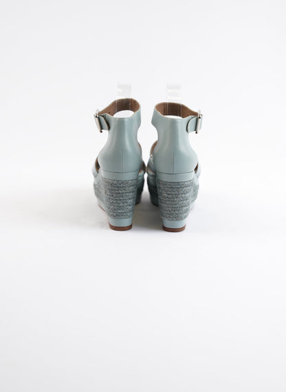 Hermes Elda Espradrille Wedge Sandals