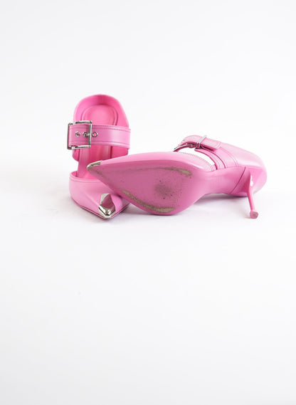 Alexander McQueen Punk Buckle Heels