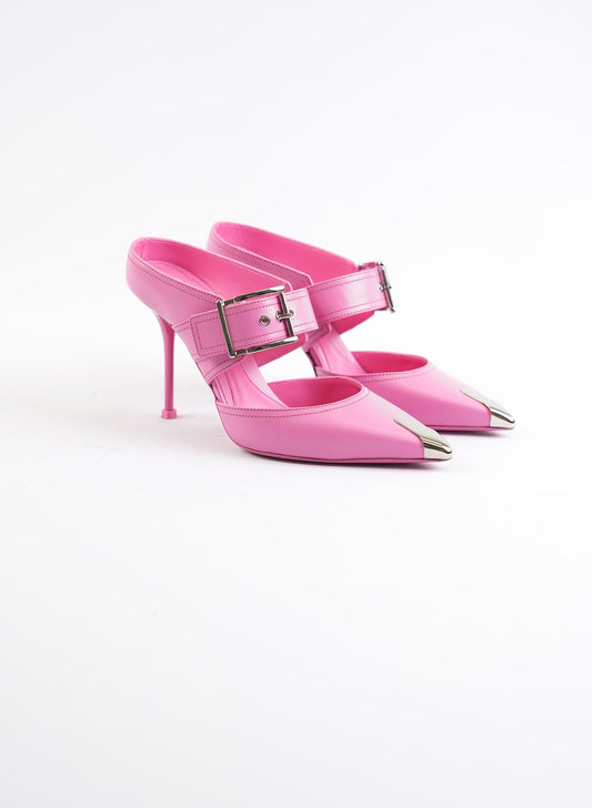 Alexander McQueen Punk Buckle Heels