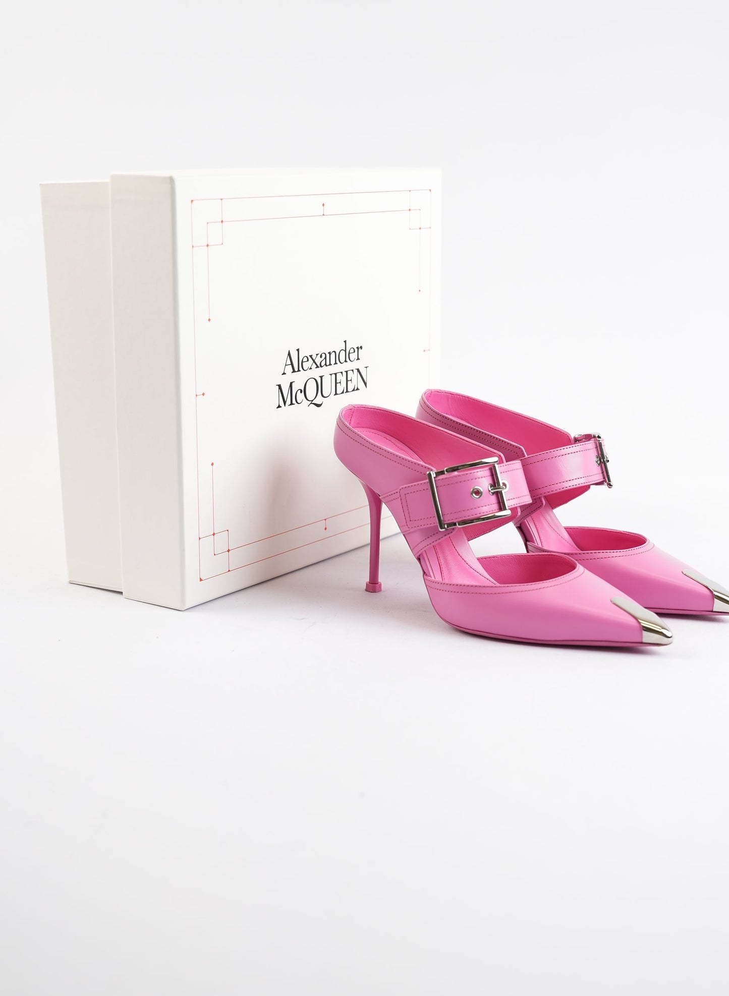 Alexander McQueen Punk Buckle Heels