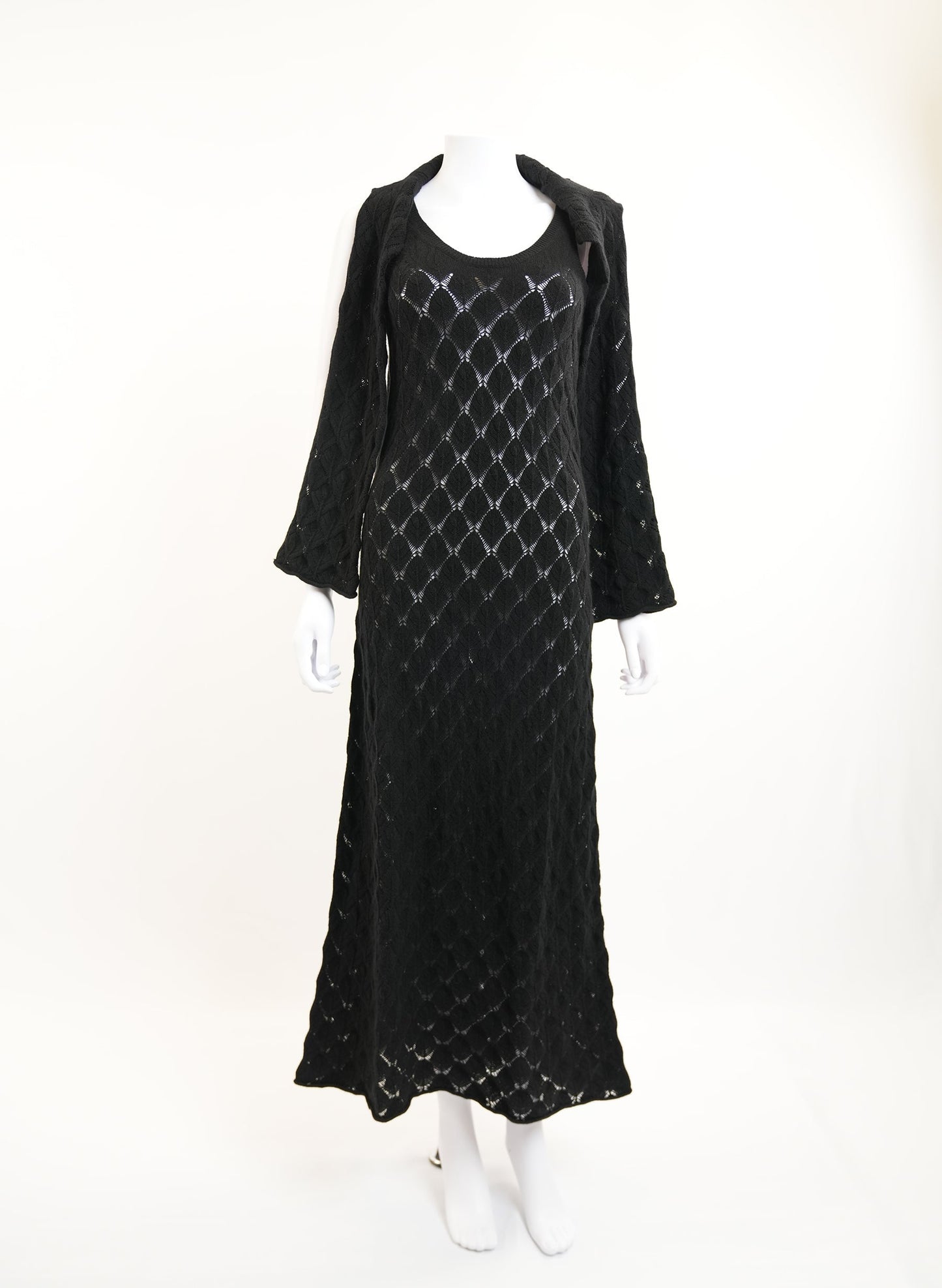 Chloe Cashmere Wool Two Piece Dress