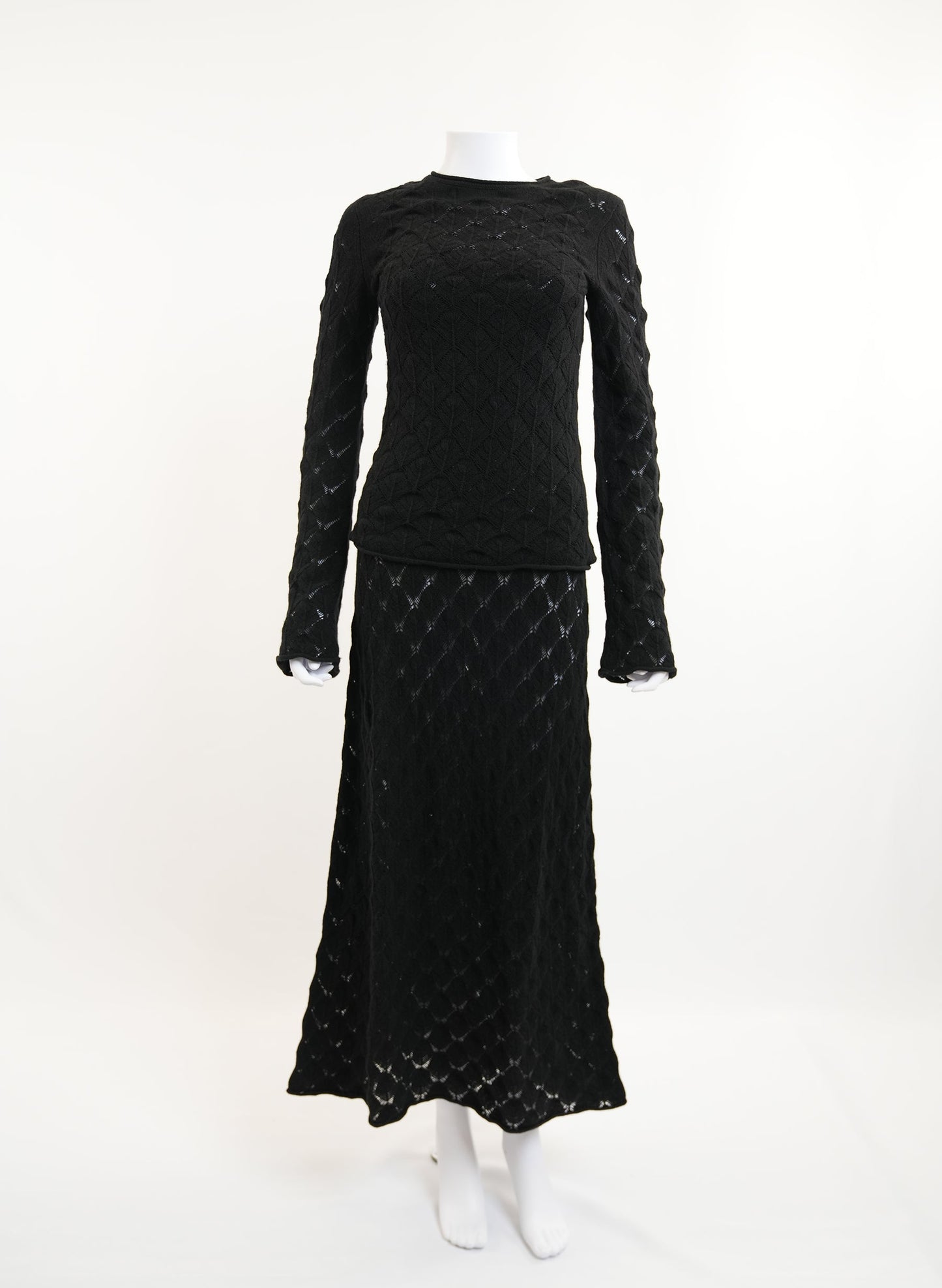 Chloe Cashmere Wool Two Piece Dress