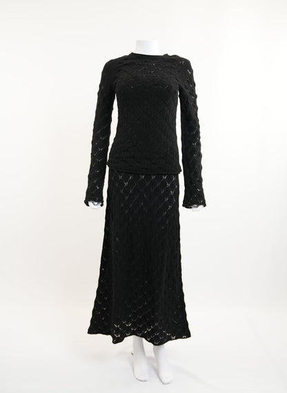 Chloe Cashmere Wool Two Piece Dress