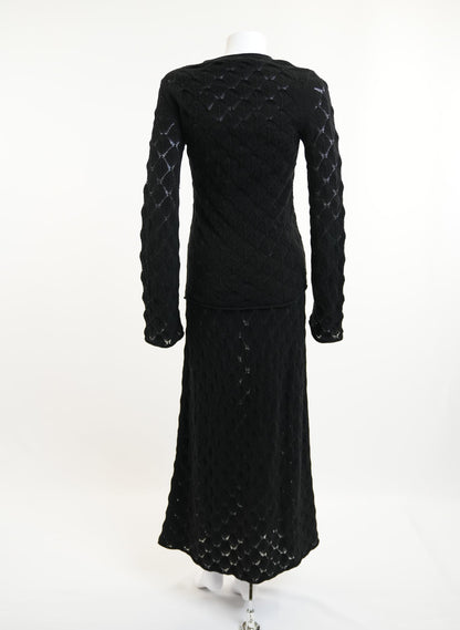 Chloe Cashmere Wool Two Piece Dress