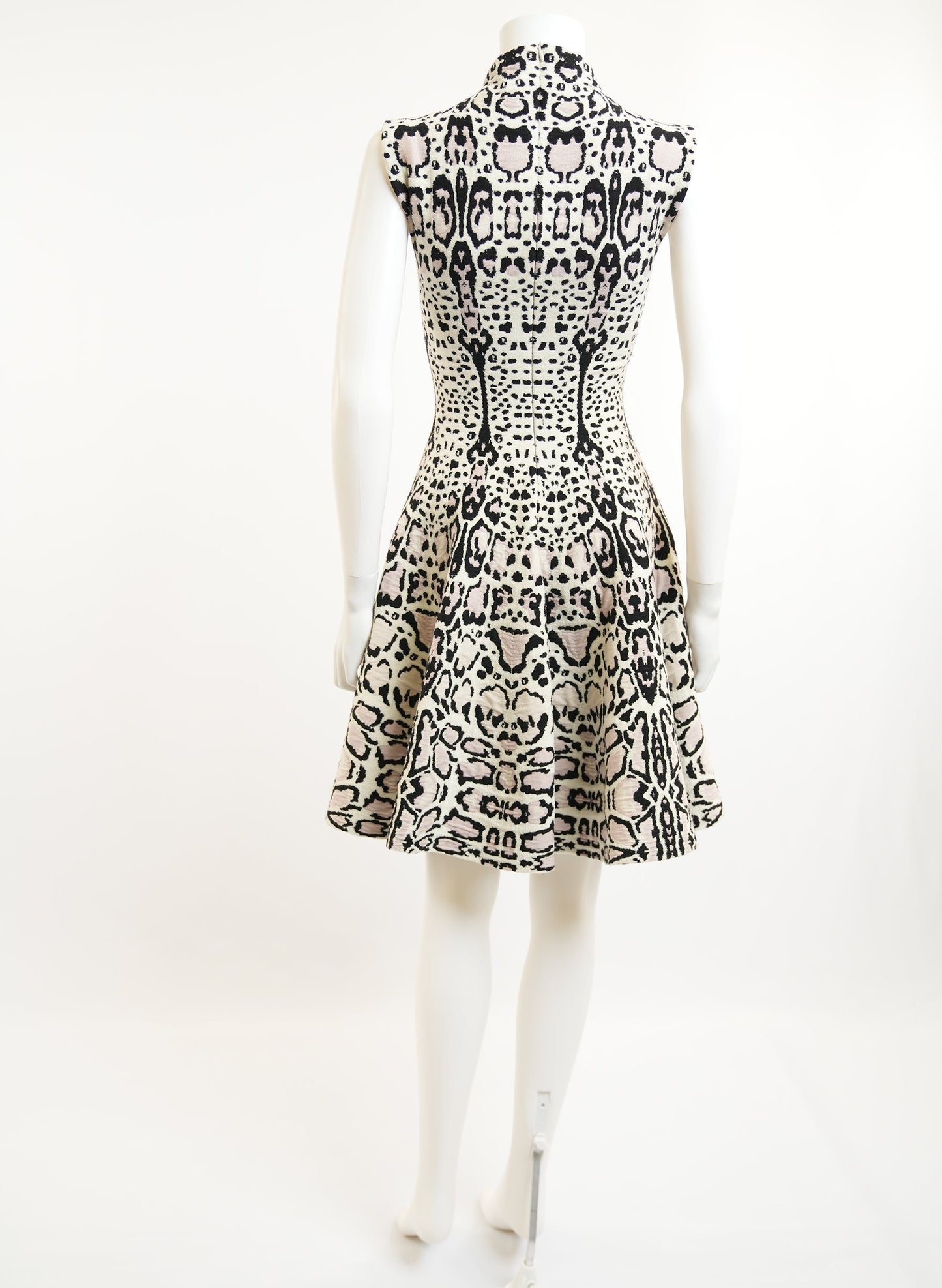 Alaia Wool Print Dress