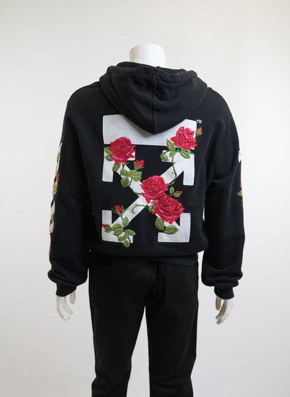 Off-White Rose Embriodery Hoodie