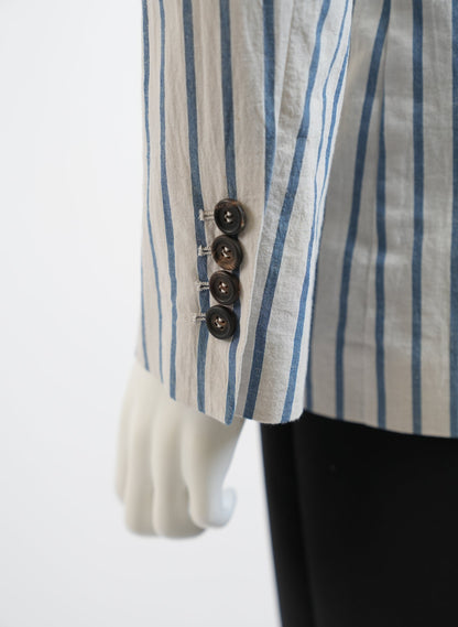 Brunello Cucinelli Striped Double-Breasted Blazer