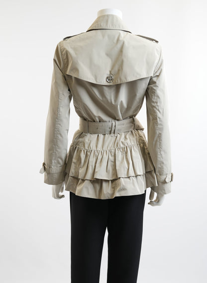 Burberry Peplum Trench Coat