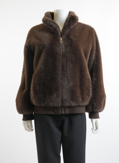 Sandra Brown Fur Jacket