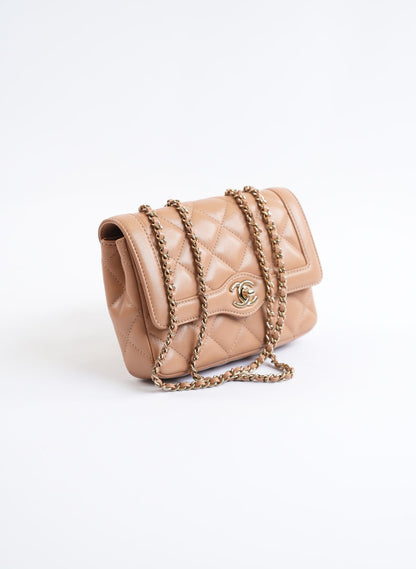 Chanel Calfskin Quilted Flap Bag