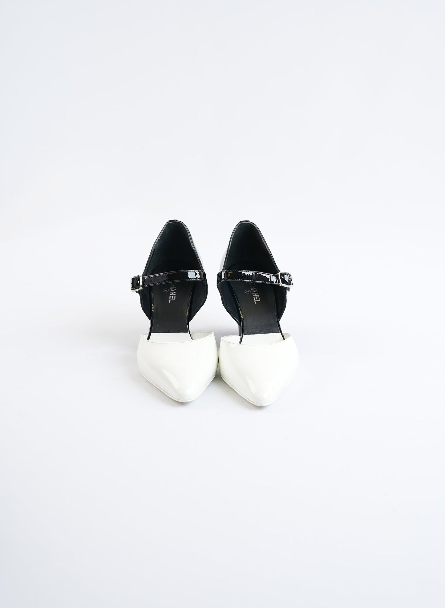 Chanel Mary Janes Patent Leather Heels