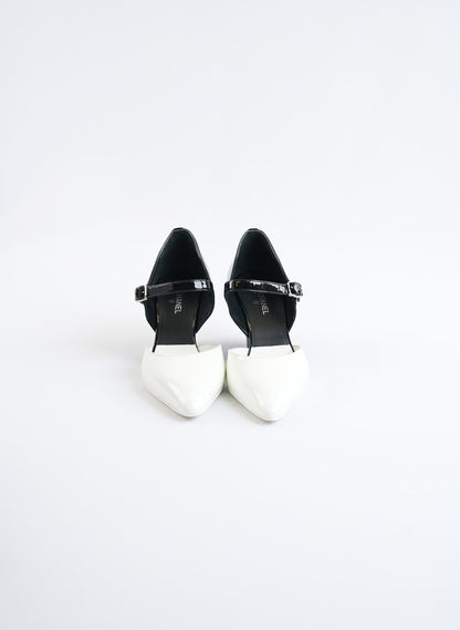 Chanel Mary Janes Patent Leather Heels