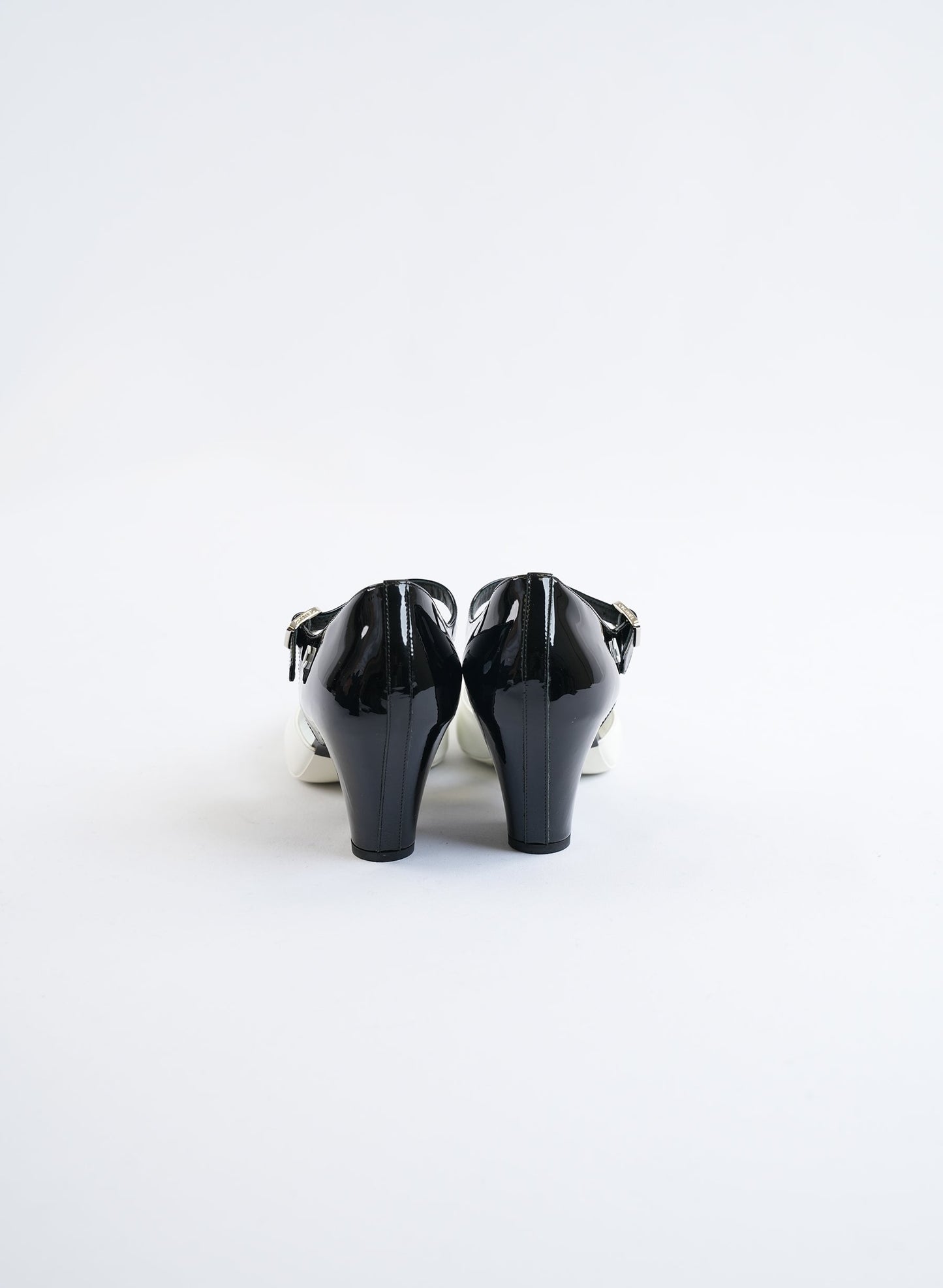 Chanel Mary Janes Patent Leather Heels