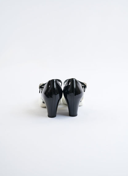 Chanel Mary Janes Patent Leather Heels