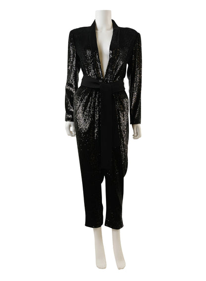 Dolce and Gabbana V-Neck Lined Jumpsuit