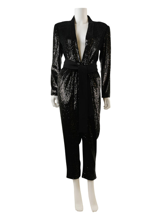 Dolce and Gabbana V-Neck Lined Jumpsuit