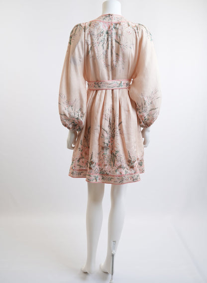 Zimmermann Moonshine Linen Belted Dress