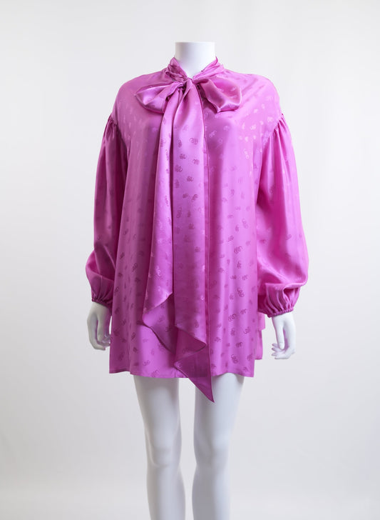 Chloe Silk Monogram Blouse