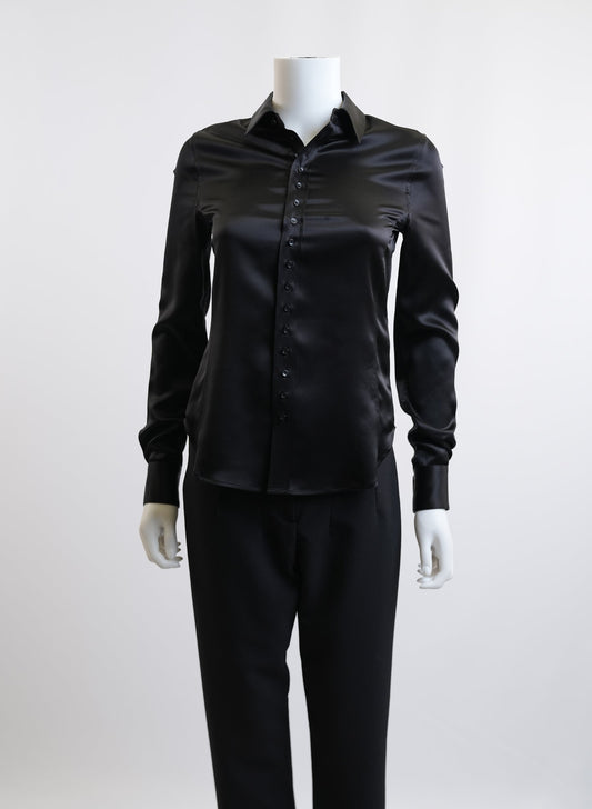 Saint Laurent Silk Button Down