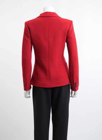 Gucci Red Wool Blazer