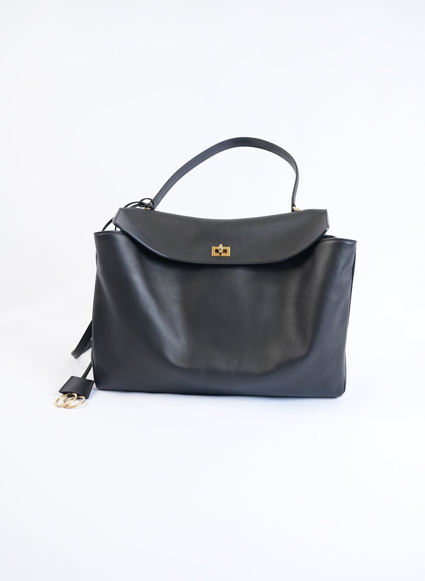 Balenciaga Leather Rodeo Black Bag