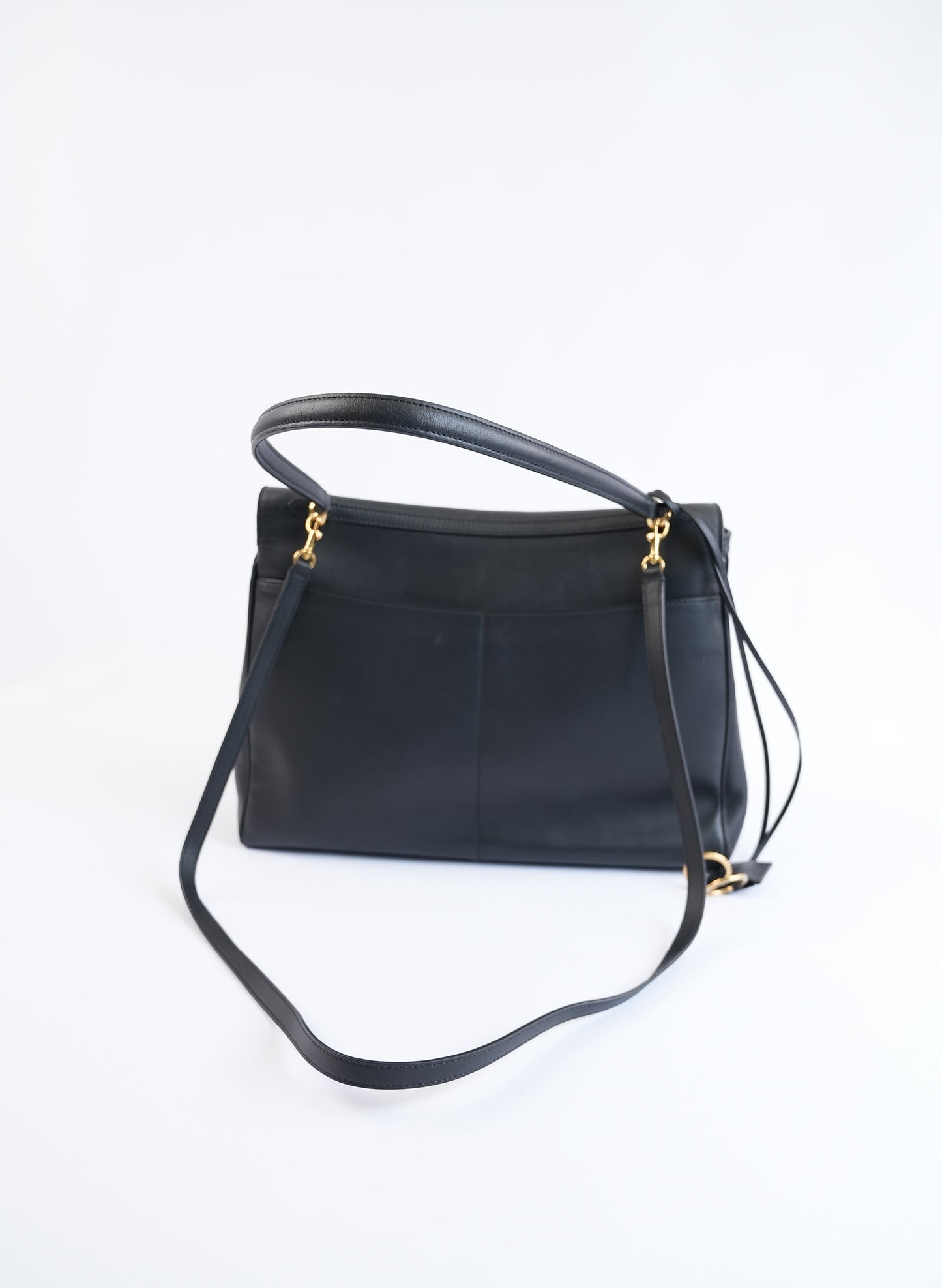 Balenciaga Leather Rodeo Black Bag