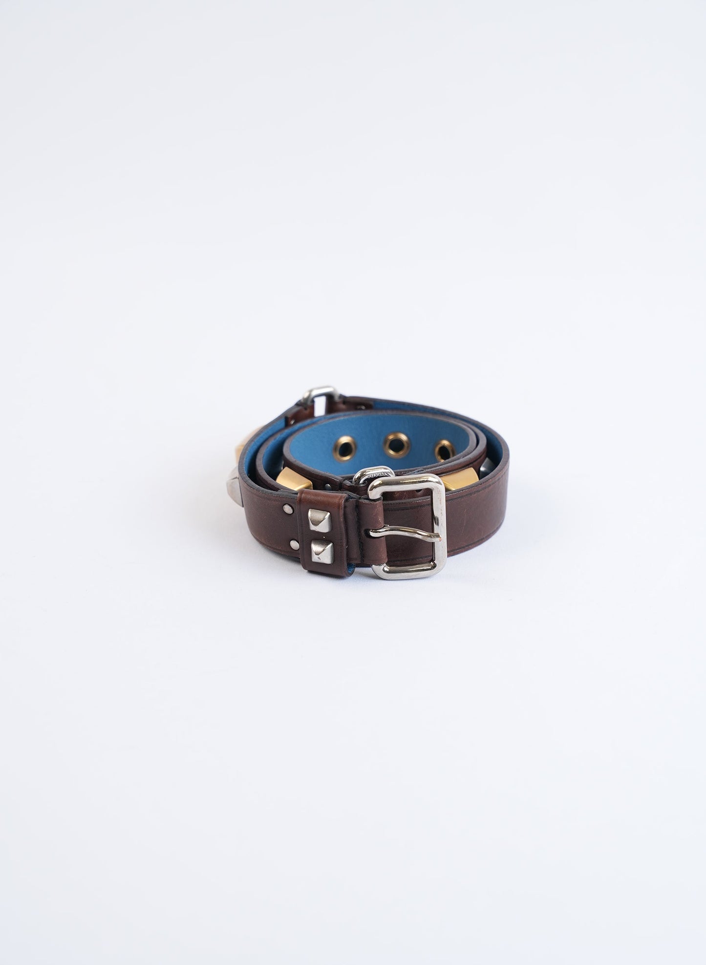 Prada Studded Leather Belt