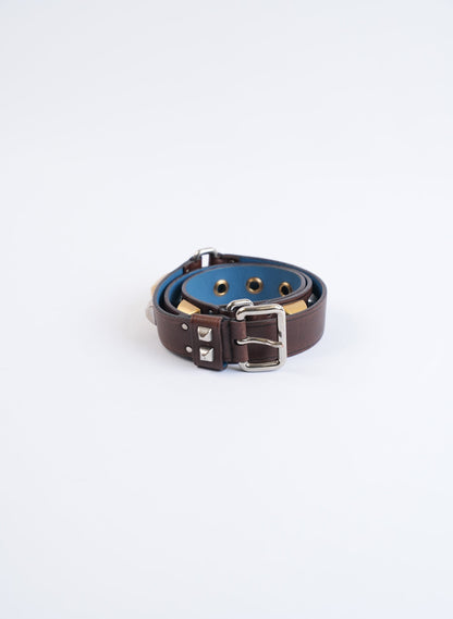 Prada Studded Leather Belt