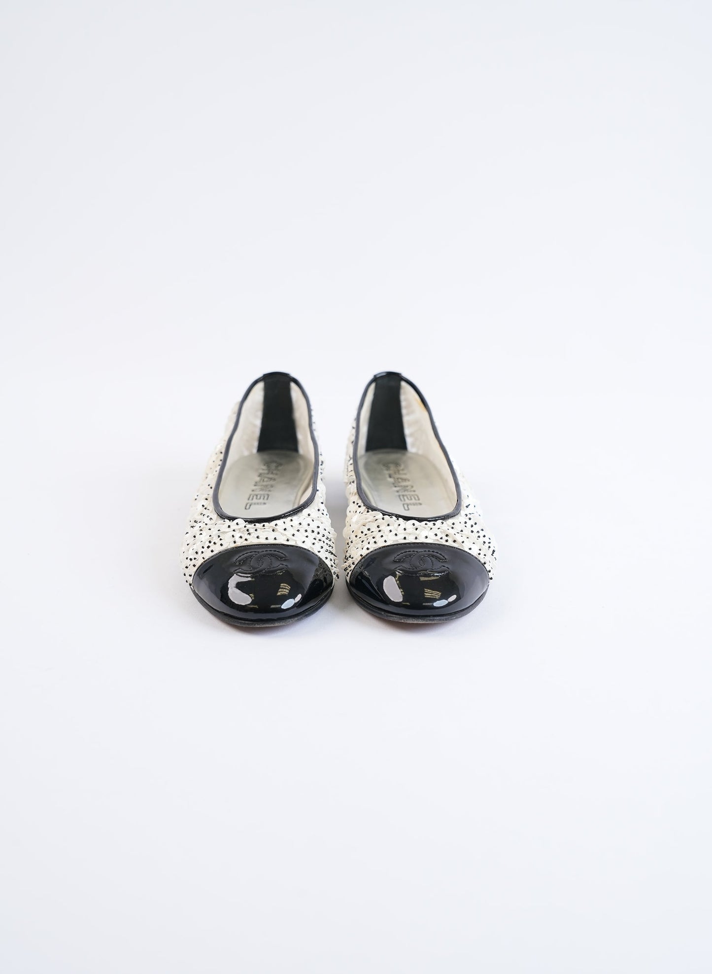 Chanel Sequin Coco Ballet Flats