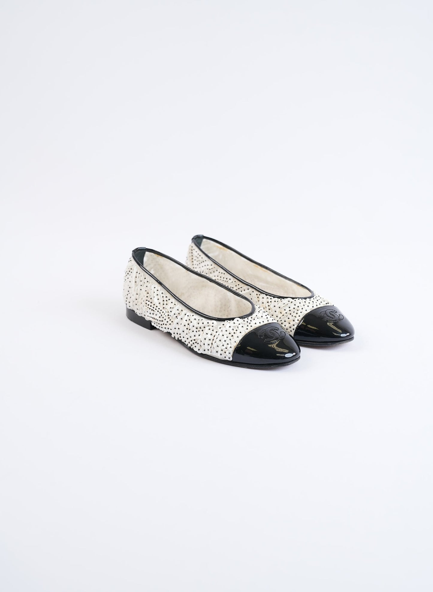 Chanel Sequin Coco Ballet Flats
