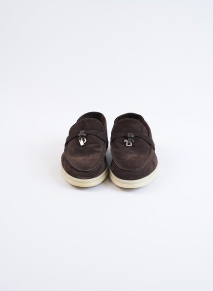 Loro Piana Brown Summer Charm Walk Loafers
