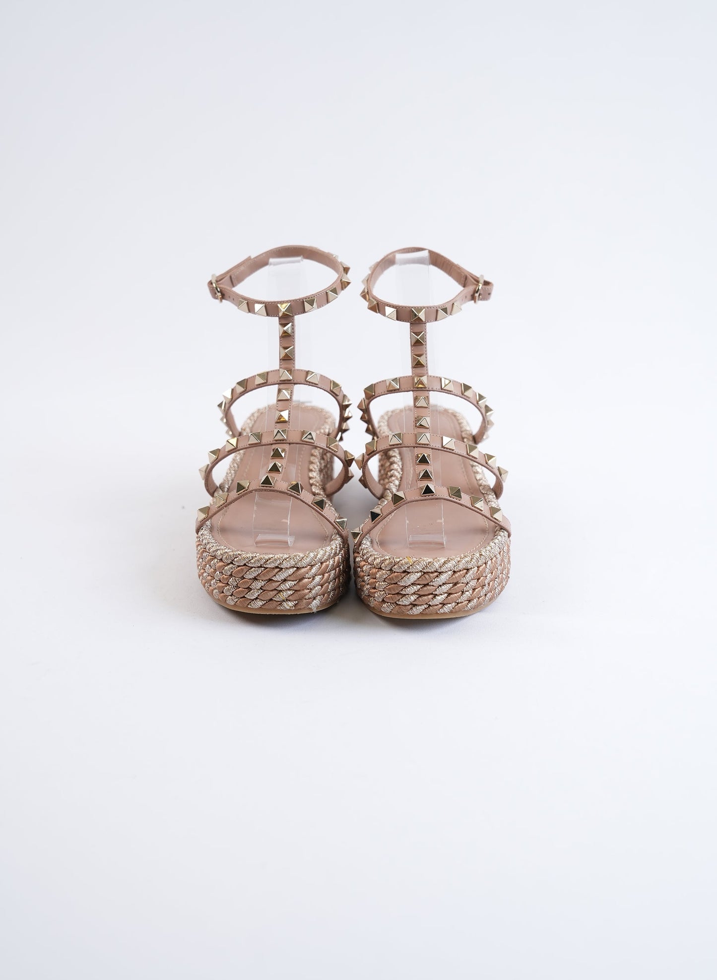 Valentino Rockstud Wedge Sandles