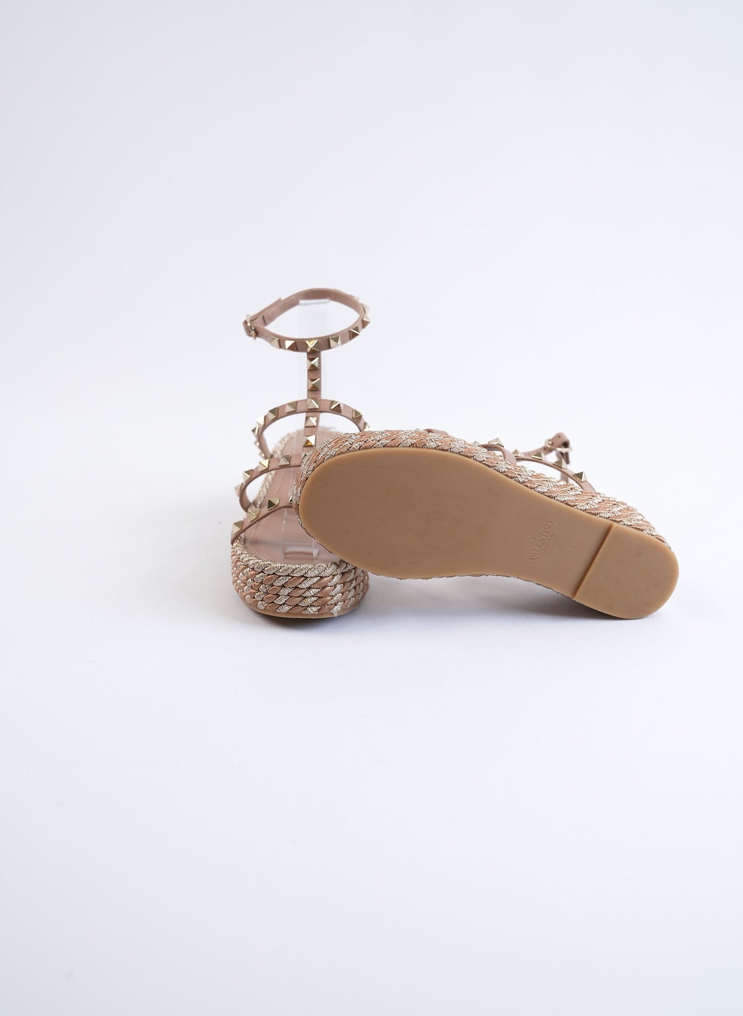 Valentino Rockstud Wedge Sandles