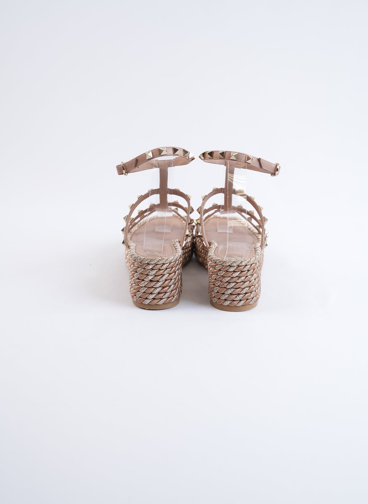 Valentino Rockstud Wedge Sandles