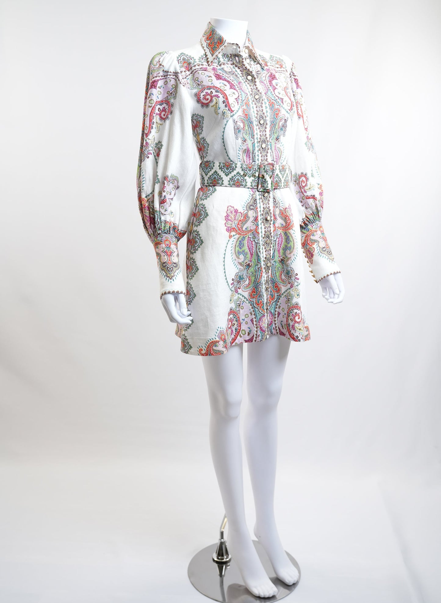 Zimmermann Paisley Print Mini Dress