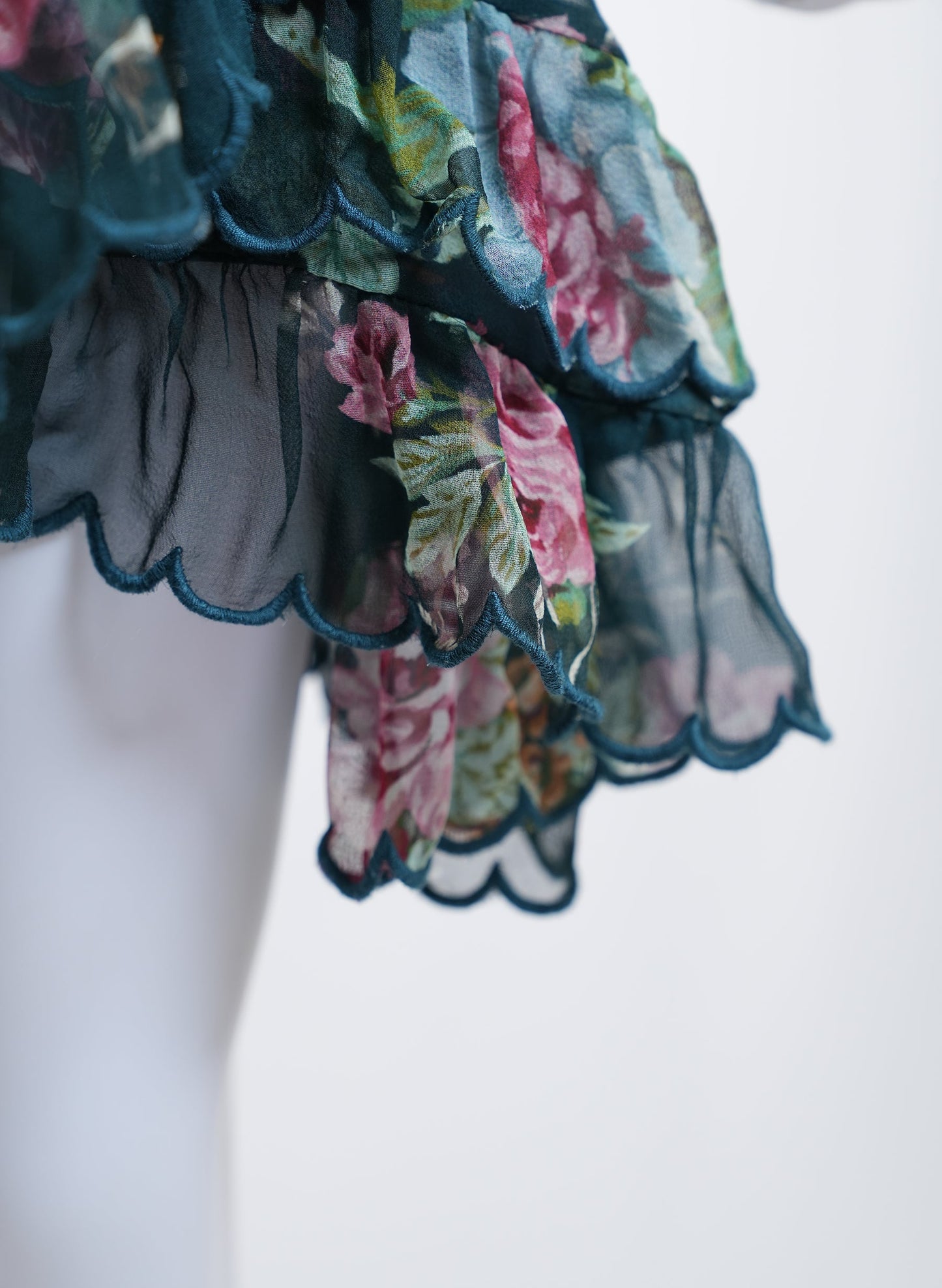 Zimmermann Silk Floral Wrap Dress